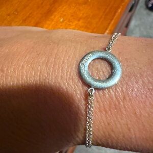 Tiffany Sterling silver double strand bracelet